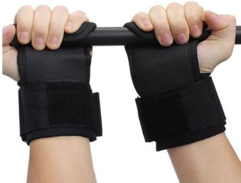 Weight Lifting Grips Straps Wrist Support Gym Training Hand Bar Wraps Gloves