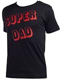 Spoilt Rotten - Superdad T-Shirt - Gift for Dad, Black, Small