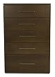 Offspring York 5 Drawer Chest, Cocoa Offspring York 5 Drawer Chest, Cocoa