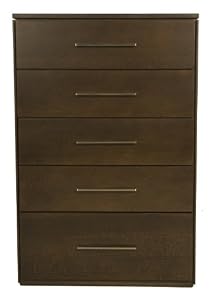 Offspring York 5 Drawer Chest, Cocoa