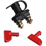 Qiorange Car Battery Isolator Disconnect Cut OFF Power Kill Switch Pack of 1