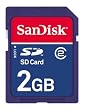 SanDisk SD�J�[�h 2GB �X�����p�b�P�[�W SDSDB-2048-J95