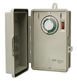 Woods 59401 Water Heater Timer 40-Amp Single Pole Single Throw, 24 Hour Timer