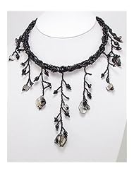 Black Dyed Mother of Pearl Necklace