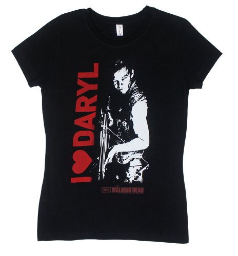 The Walking Dead I Heart Daryl Juniors T-Shirt
