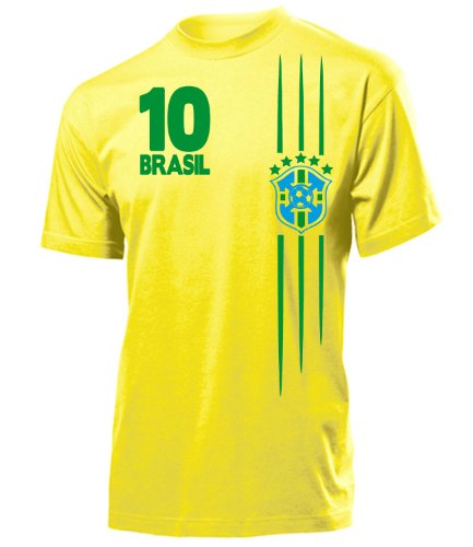 BRASILIEN FUSSBALL WM 2014 FANSHIRT 3368(H-G) Gr. M