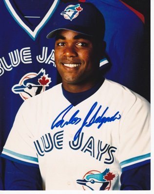 Carlos Delgado Autographed Toronto Blue Jays 8x10 Photo