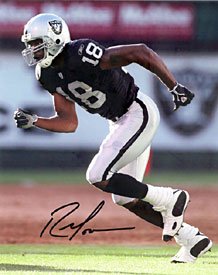 Randy Moss Signed / Autographed / 8x10 Oakland Raiders Photo