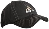adidas Mens Weekender III Cap, Black/Washed Khaki, One Size