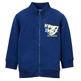 CI TB Solid Zip Mock Top Cent Blue