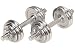Sporting Goods : Sunny Health and Fitness 33 Pound Chrome Dumbells