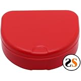 Invisalign retainer storage case -Red