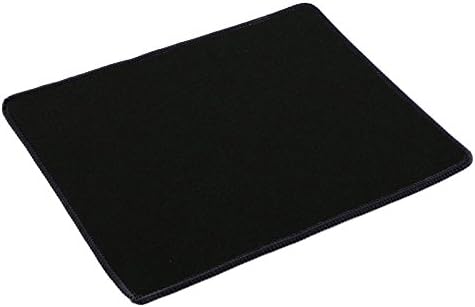 Rectangle Anti-Slip Laptop Mice Pad Mat Mousepad for Optical Wireless Laser Mouse - Black