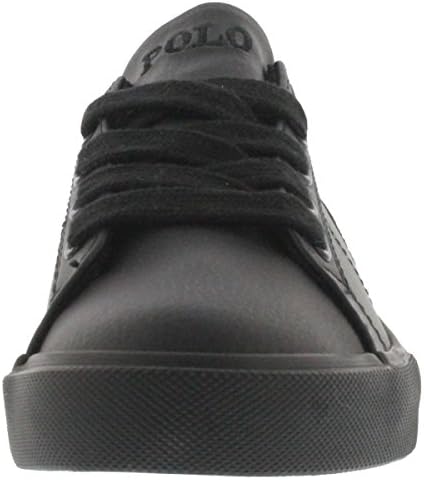 Polo By Ralph Lauren Children's Scholar Lace Up Sneaker Black 1 M US