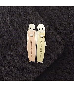 Personalized Wedding Gifts - 4 Women Pin