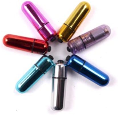 Evalley Sex Toy Random Color Portable Mini Multi Speed Female Stimulate G-Spot Clit Clitor Orgasm Stimulation Bullet Plug Massager Vibrator Magic Stick Wand Vibration Vibe Masturbation for Women Masturbation