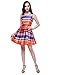 OMEYA.WANSHIDA. Women's Summer Casual Sleeveless Stripe Cocktail Mini Party Dress