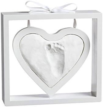 Blossoms &amp; Buds Heart Shaped Baby Clay Imprint and Photo Frame Kit