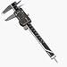 Series 500 Absolute Digimatic Caliper, 12