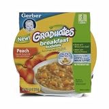 Gerber Graduates Gerber Graduates Breakfast Buddies Hot cereal with Real fruit, Peach 4.5 oz (Quantity of 9)