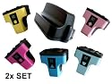 -ttr- 12Set Tintenpatronen XXL dreifache Füllmenge 45ml BK und je Color 18ml für HP363 HP 363 Tintenpatronen Photosmart C6188 C6190 C6270 C6280 C6285 C7170 C7177 C7183 C6288 C7186 C7188 C7190 C7280 C8180