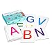 Attractivia Magnetic Alphabet Flash Cards - 26 Uppercase Large Letters - for Educators, Parents, ESL