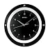 Seiko Wall Quiet Sweep Second Hand Clock Curved Glass Crystal White Dial #QXA314KL