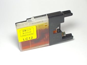 【クリックで詳細表示】mita ブラザー工業 LC12Y 互換インク イエロー： パソコン・周辺機器