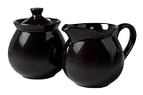 Waechtersbach Creamer/Sugar Set, Black
