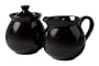 Waechtersbach Creamer/Sugar Set, Black