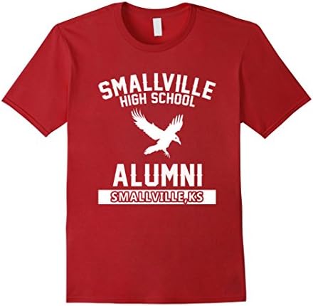 Men's Smallville High School T-Shirt Medium Cranberry