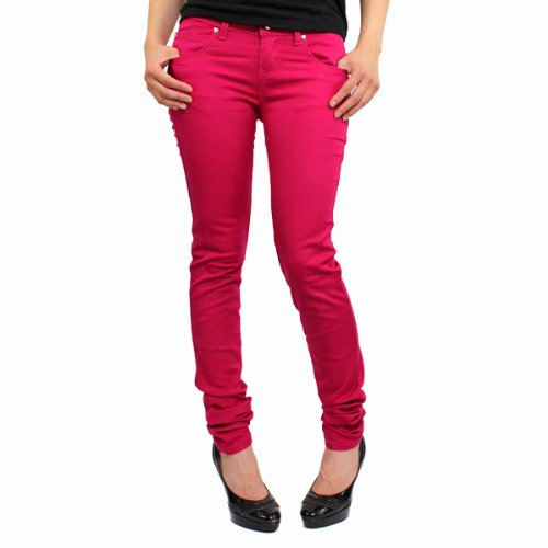 (トリップニューヨーク) TRIPP NYC 美脚 スキニージーンズ パンツ レディース ラズベリー Skinny Jeans