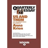 quarterly essay 45 us and them on the importance of animals