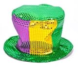 Mardi Gras Sequin Top Hat