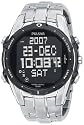 Pulsar Men's World Time Alarm Chronograph Silver-Tone Watch #PQ2001