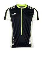 Rock Experience Camiseta Técnica Velocity (Negro / Lima)