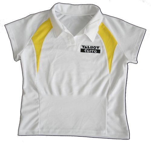 Talbot Torro POLO LADY, weiß/gelb