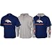 Sporting Goods : Denver Broncos Short Sleeve T-shirt and Long Sleeve Hoodie Tee 3-In-1 Combo