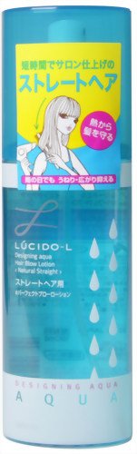 best heat protectant for hair:Mandom Lucido-L Designing Aqua Perfect Blow Lotion (Straight Hair)