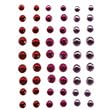 Martha Stewart Crafts Stickers, Red-Pink Gemstones
