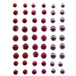 Martha Stewart Crafts Stickers, Red-Pink Gemstones