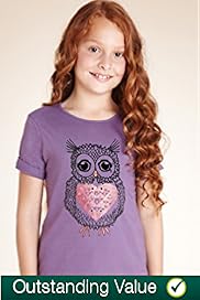 Pure Cotton Owl Print T Shirt