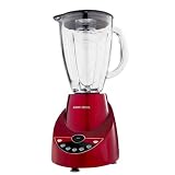 Black & Decker BL1900R 5-Speed Blender with 48-Ounce Glass Jar, Red