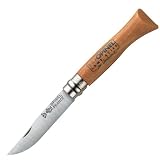 Boker OP8 Opinel, Pearwood Handle, Locking Blade