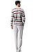 Suntasty Men's Sleepwear Lounge Set Long Sleeve Pajamas Pants with Knit Top