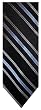 Men's Michael Kors Necktie Neck Tie Black, Blue and Silver