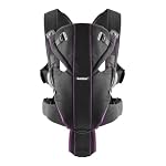 BABYBJORN Miracle Soft Cotton Mix Baby Carrier, Black/Purple