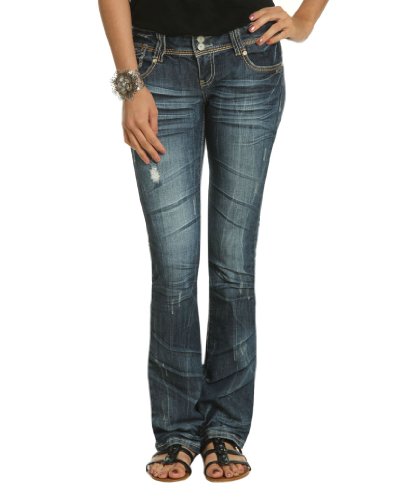 Wet Seal Double Button Bootcut Jean Wet Seal Double Button Bootcut Jean