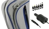 PCMS 2n1 Combo Samsung N130 13B 10.1 Inch Netbook Carrying Bag with 12v Car Charger Pinn Series Silver / Blue 41udYl42uXL. SL160 PCMS 2n1 Combo Samsung N130 13B 10.1 Inch Netbook Carrying Bag with 12v Car Charger Pinn Series Silver / Blue