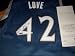 Upper Deck Authentic Kevin Love Autograph Minnesota Timberwolves Road Jersey